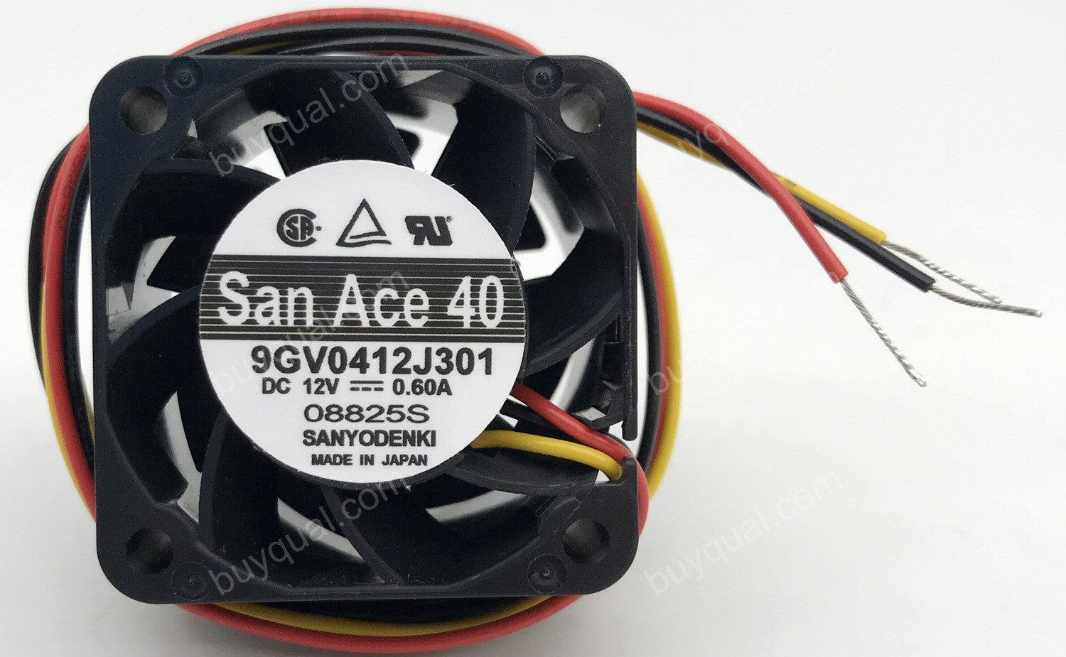 Sanyo 9GV0412J301 12V 0.6A  3wires Cooling Fan - Original New