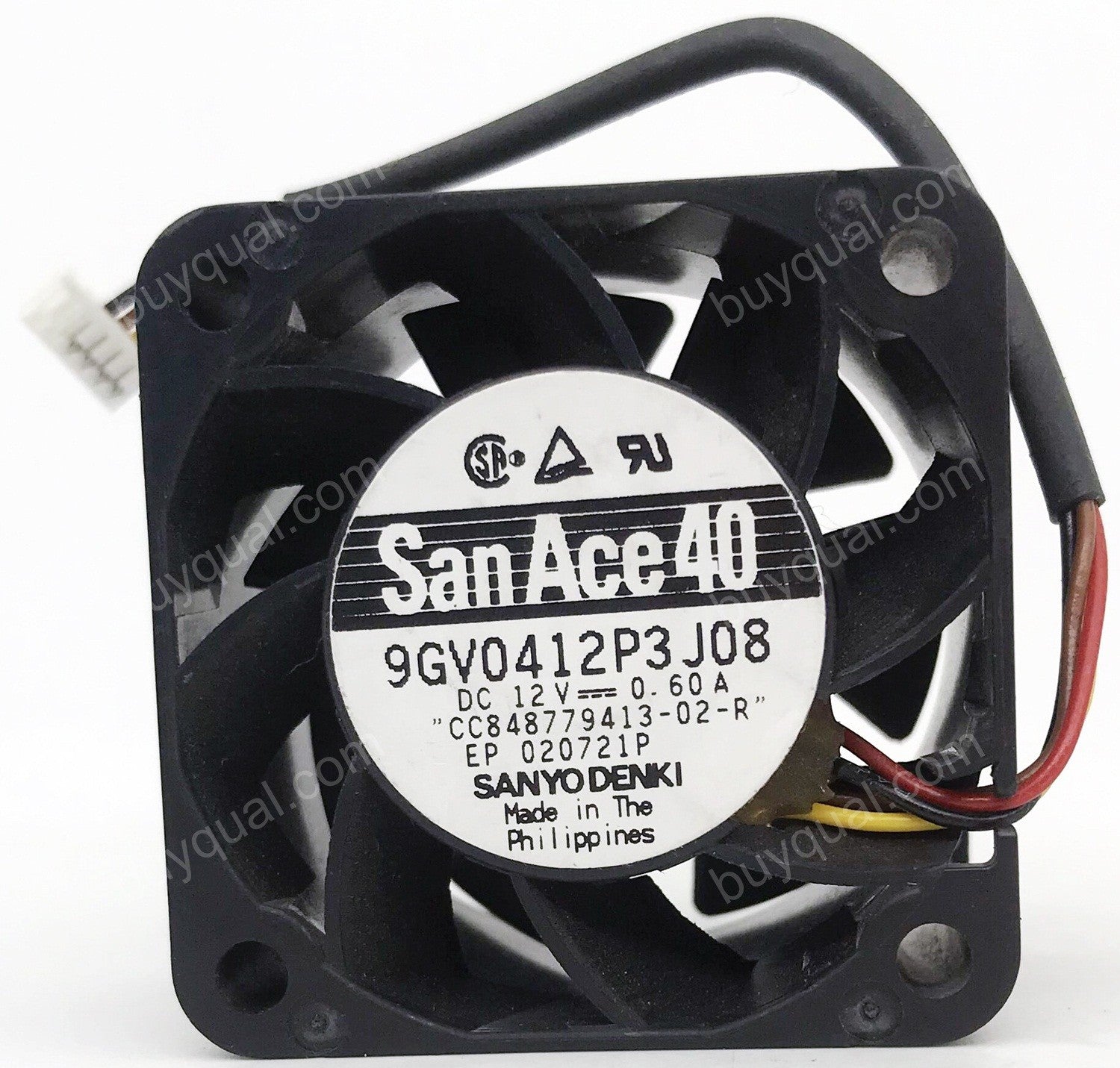 Sanyo 9GV0412P3J08 12V 0.6A 4wires Cooling Fan