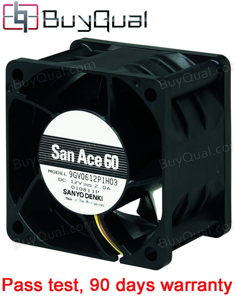 Sanyo 9GV0612P1H03 12V 2A 24W 3wires Cooling Fan