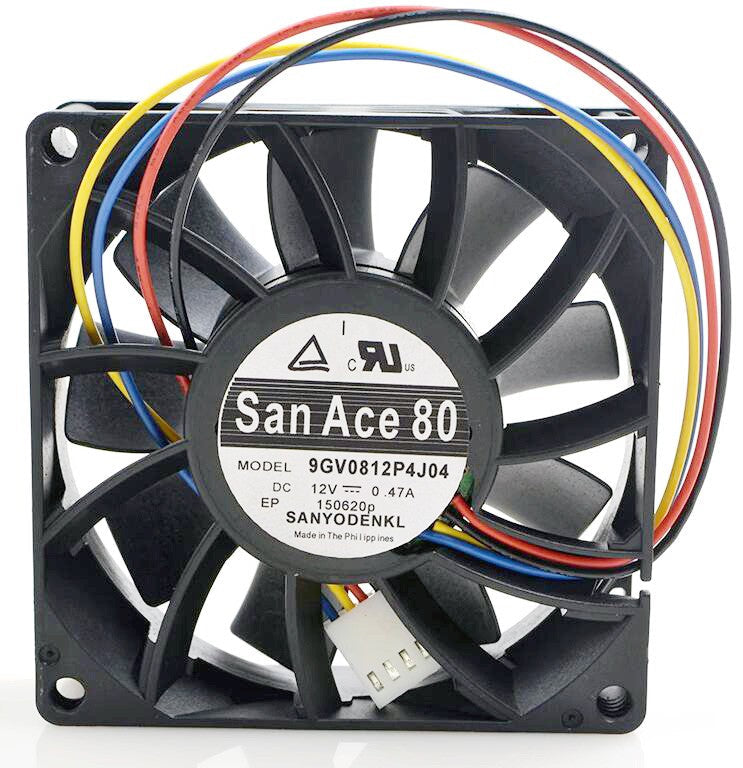 Sanyo 9GV0812P4J04 12V 0.47A 4wires Cooling Fan