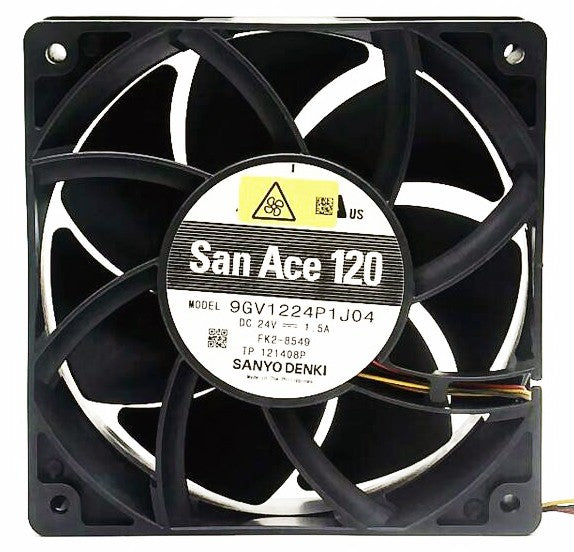 SANYO 9GV1224P1J04 24V 1.5A 4wires cooling Fan