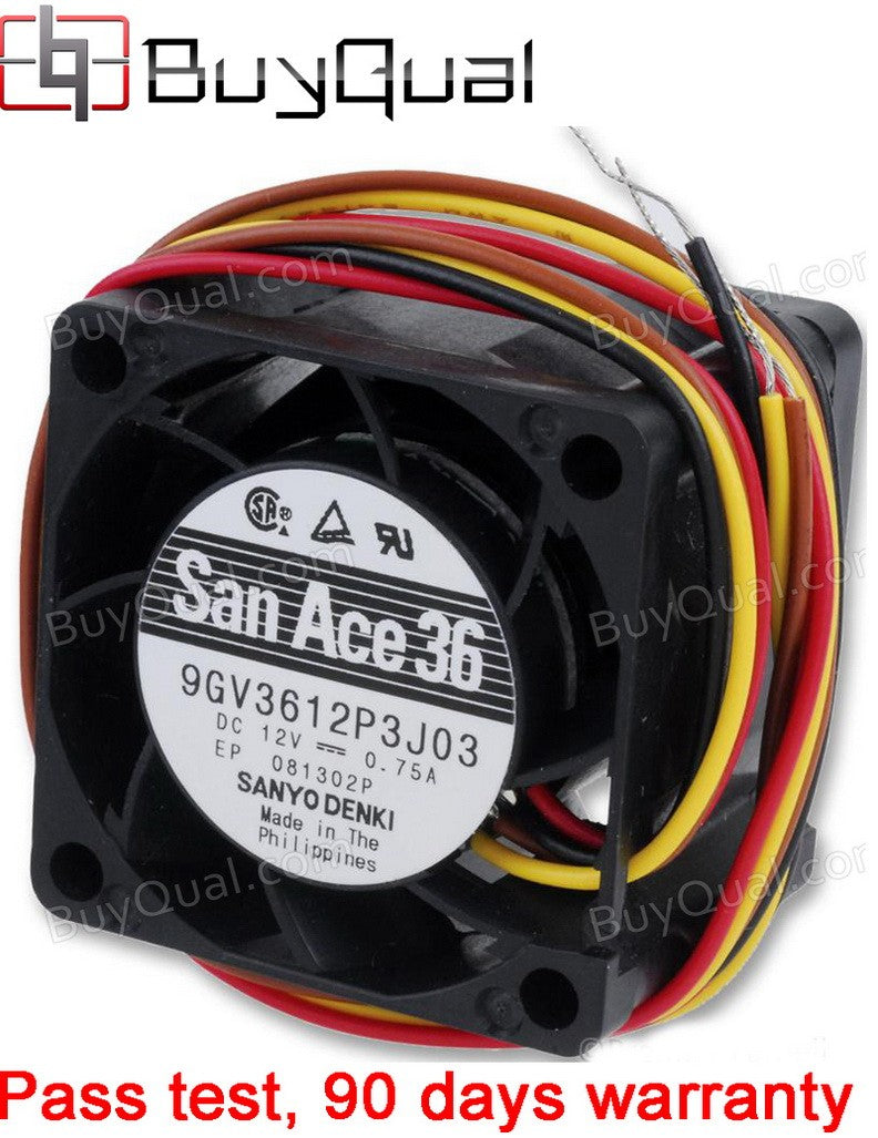 Sanyo 9GV3612P3J03 12V 0.75A 4wires Cooling Fan