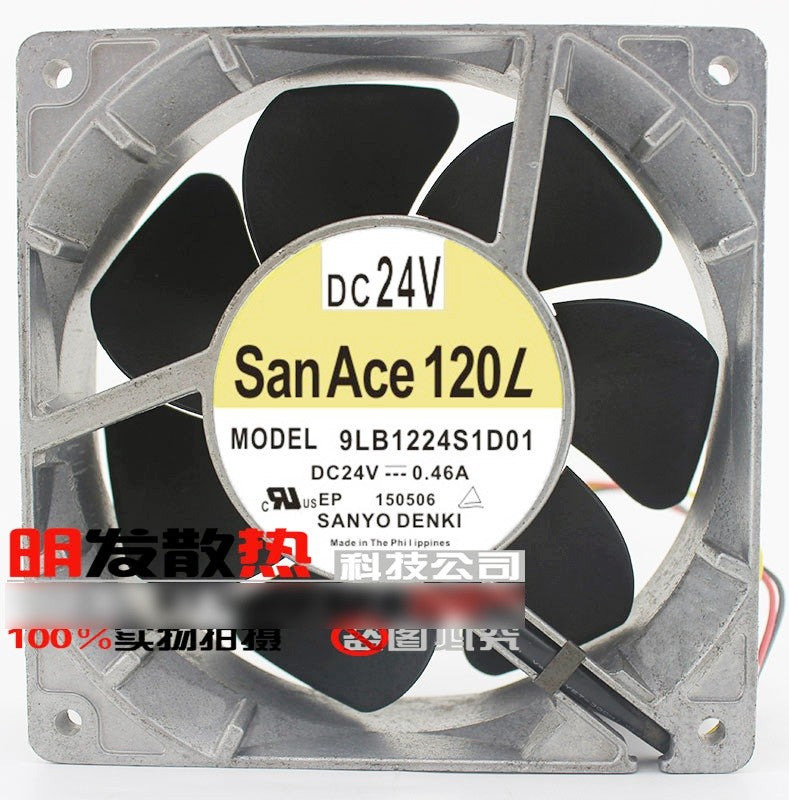 SANYO 9LB1224S1D01 24V 0.46A 3wires Cooling Fan
