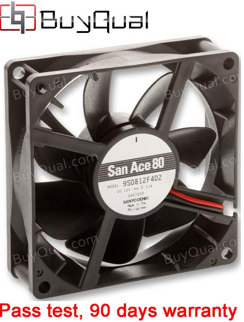 Sanyo 9S0812F402 12V 0.11A 2wires Cooling Fan