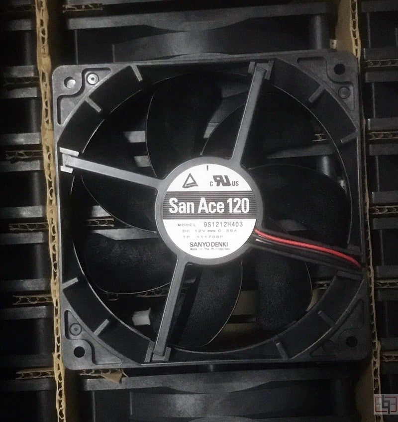 Sanyo 9S1212H403 12V 0.39A 2wires Cooling Fan