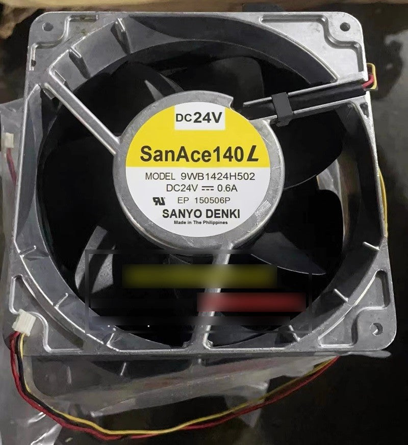 Sanyo 9WB1424H502 24V 0.6A 3wires Cooling Fan