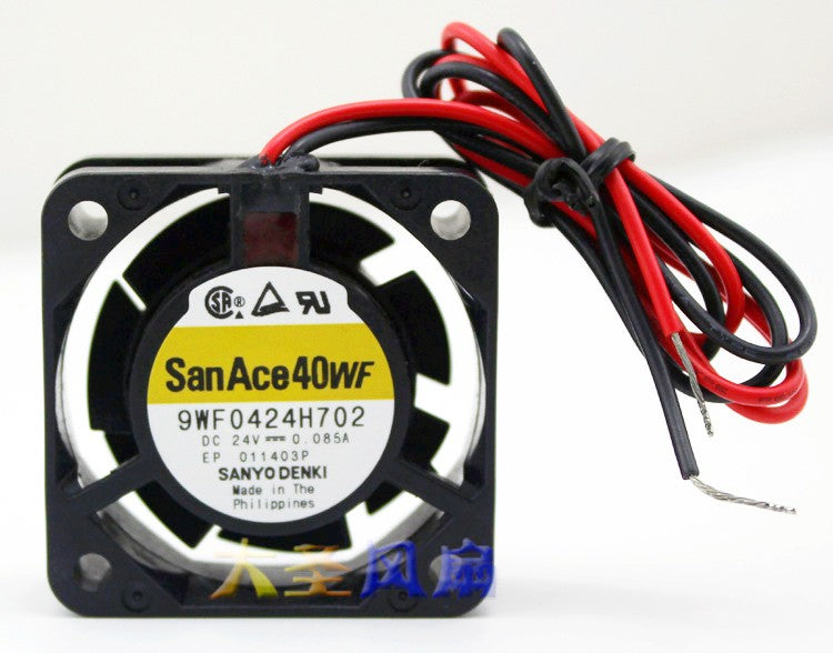 Sanyo 9WF0424H702 24V 0.085A 2wires Cooling Fan