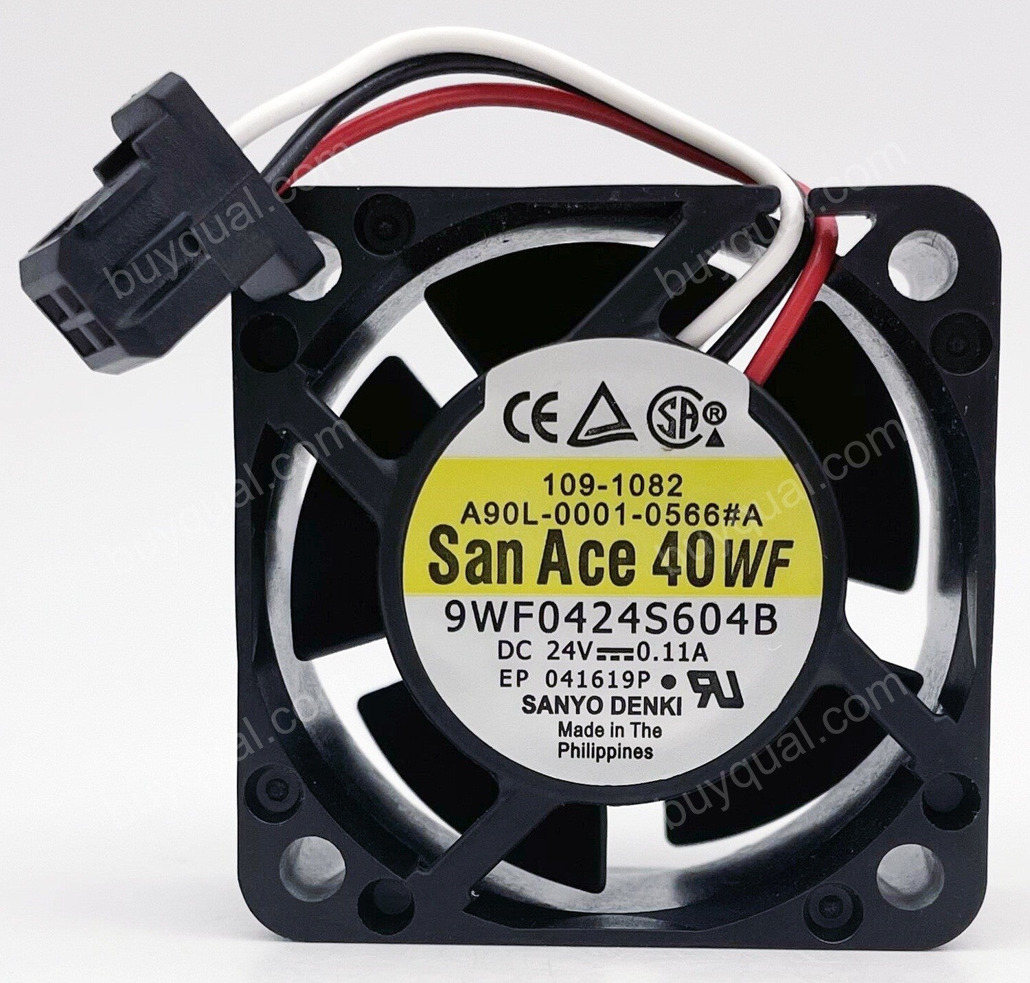 SANYO 9WF0424S604B A90L-0001-0566#A 24V 0.11A 3wires cooling fan