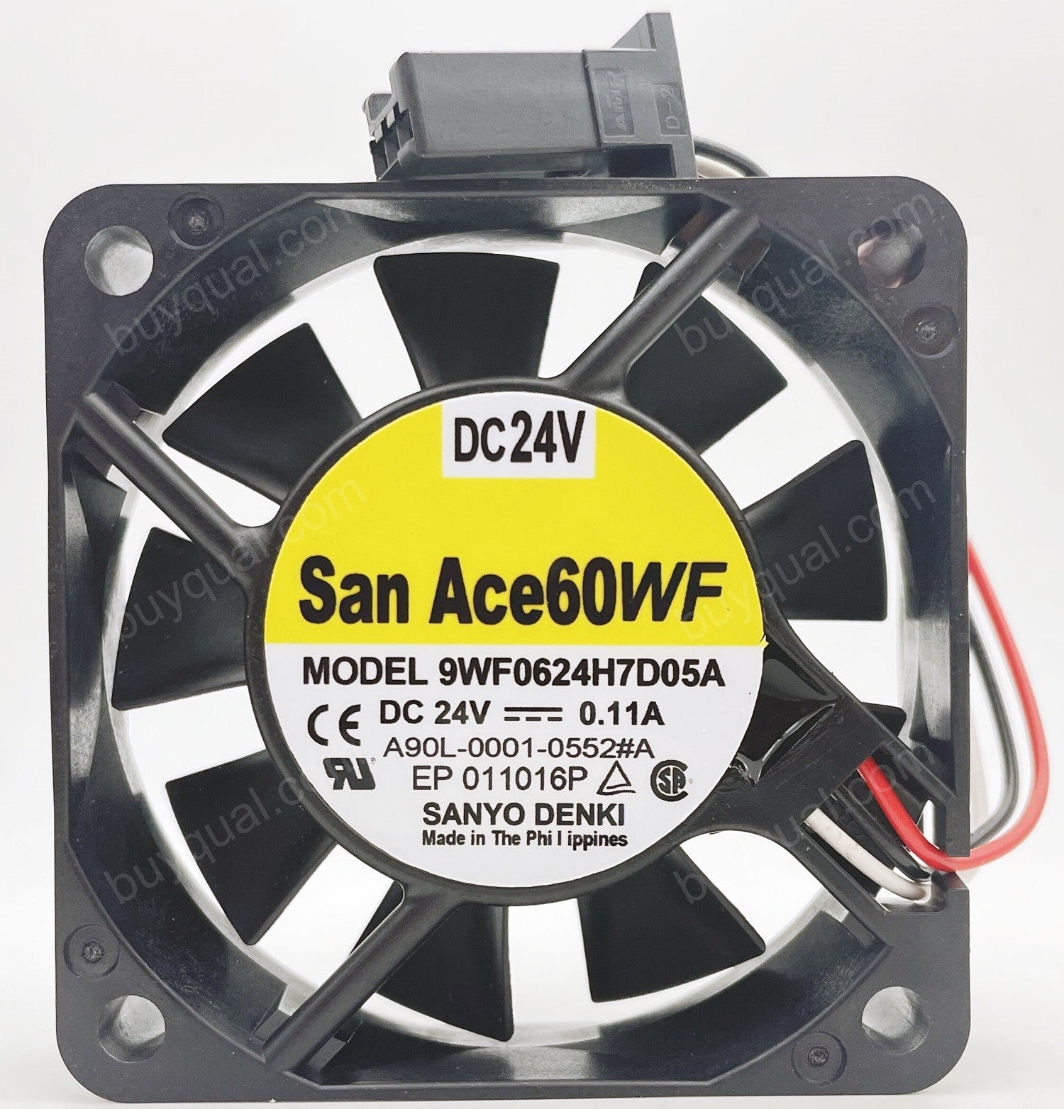 Sanyo 9WF0624H7D05A A90L-0001-0552#A 24V 0.11A 3wires Cooling Fan - New