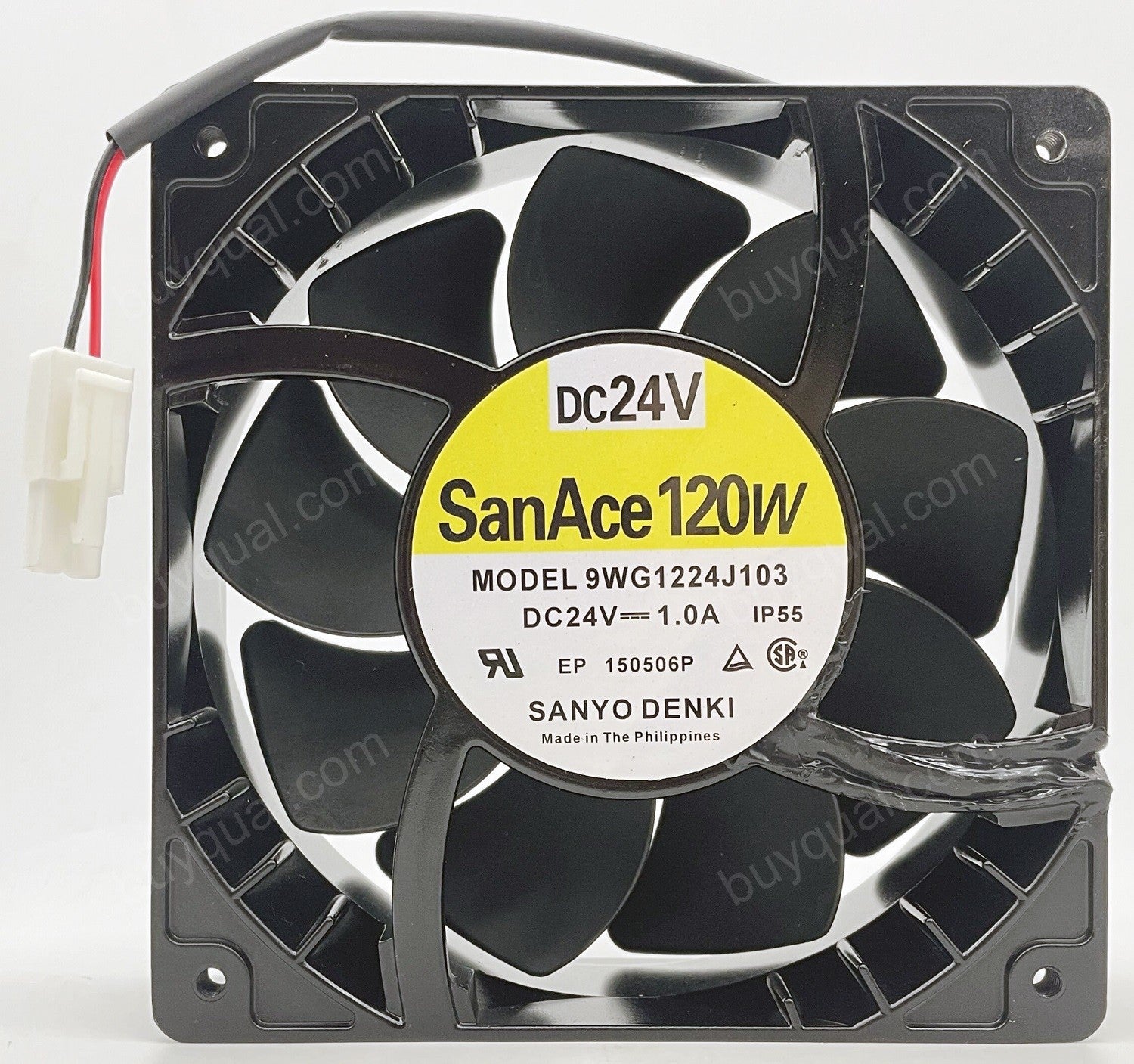 SANYO 9WG1224J103 24V 1.0A 2wires cooling fan - Metal frame