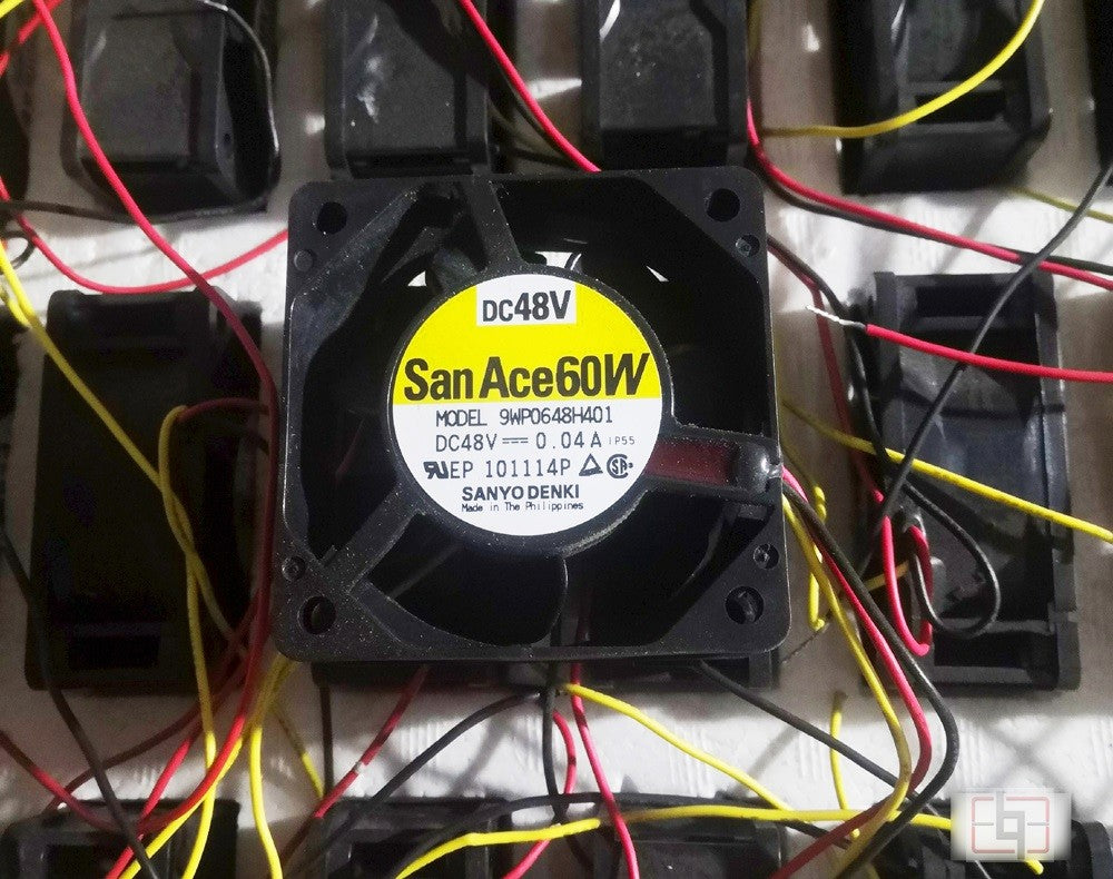 Sanyo 9WP0648H401 48V 0.04A 3wires Cooling Fan