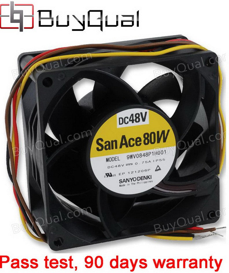 Sanyo 9WV0848P1H001 48V 0.75A 4wires Cooling Fan
