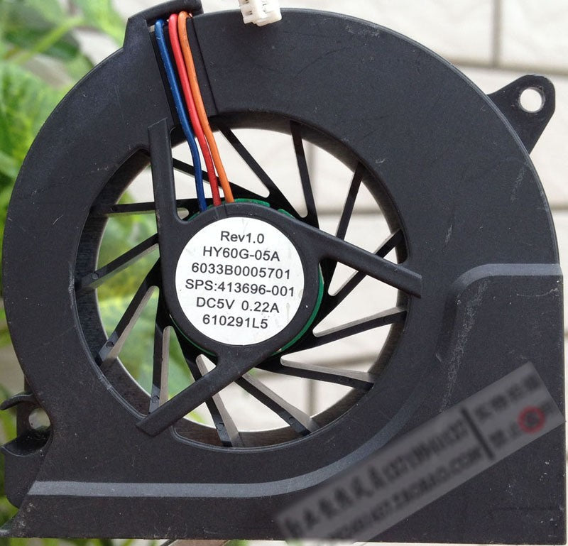 SEPA HY60G-05A 5V 0.22A 3wires Cooling Fan