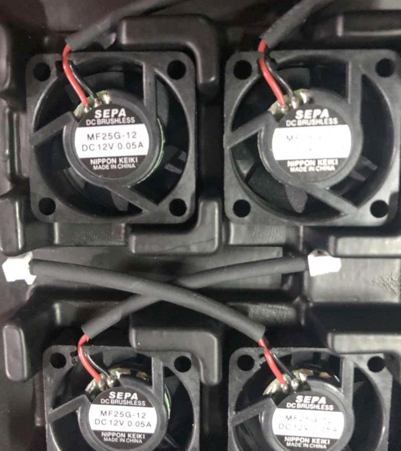 SEPA MF25G-12 12V 0.05A 2wires Cooling Fan - New