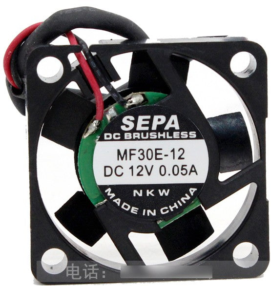 SEPA MF30E-12 12V 0.05A 2wires cooling fan