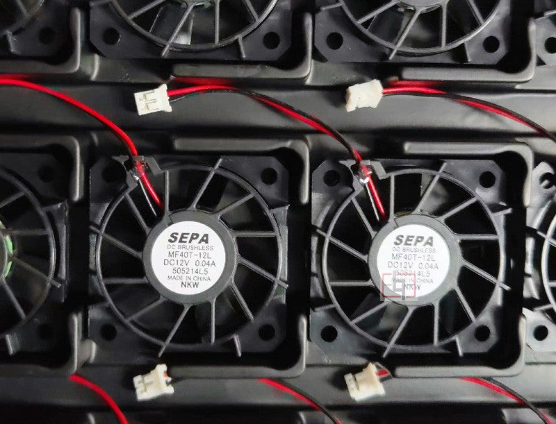 SEPA MF40T-12L 12V 0.04A 2wires cooling fan