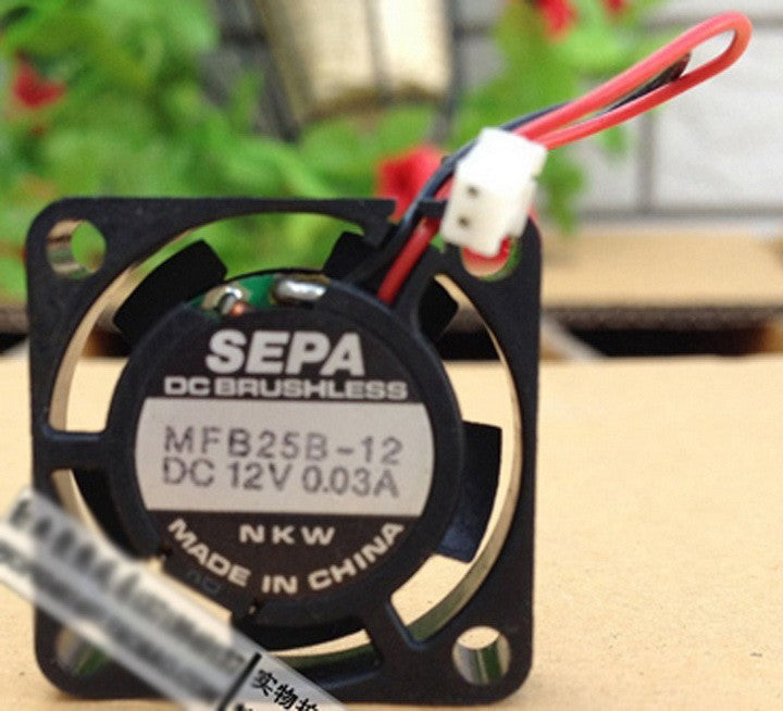 SEPA MFB25B-12 12V 0.03A 2wires cooling fan