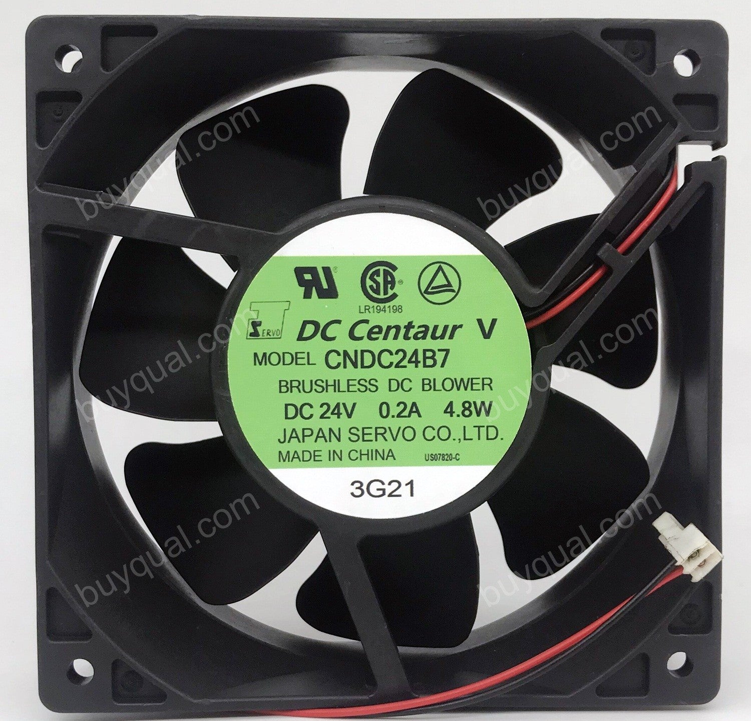SERVO CNDC24B7 24V 0.2A 4.8W 2wires Cooling Fan