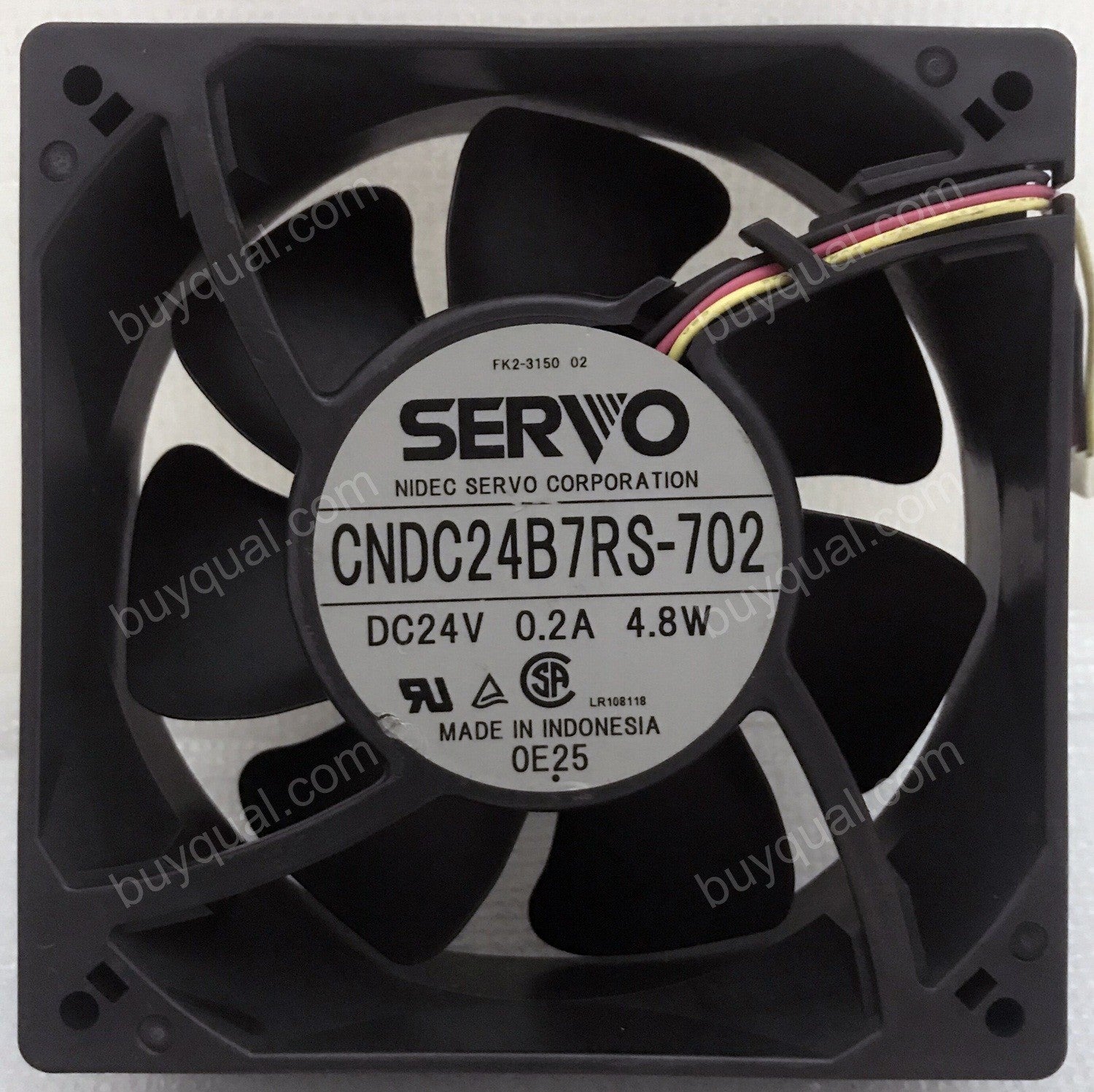 SERVO CNDC24B7RS-702 24V 0.2A 4.8W 3wires Cooling Fan