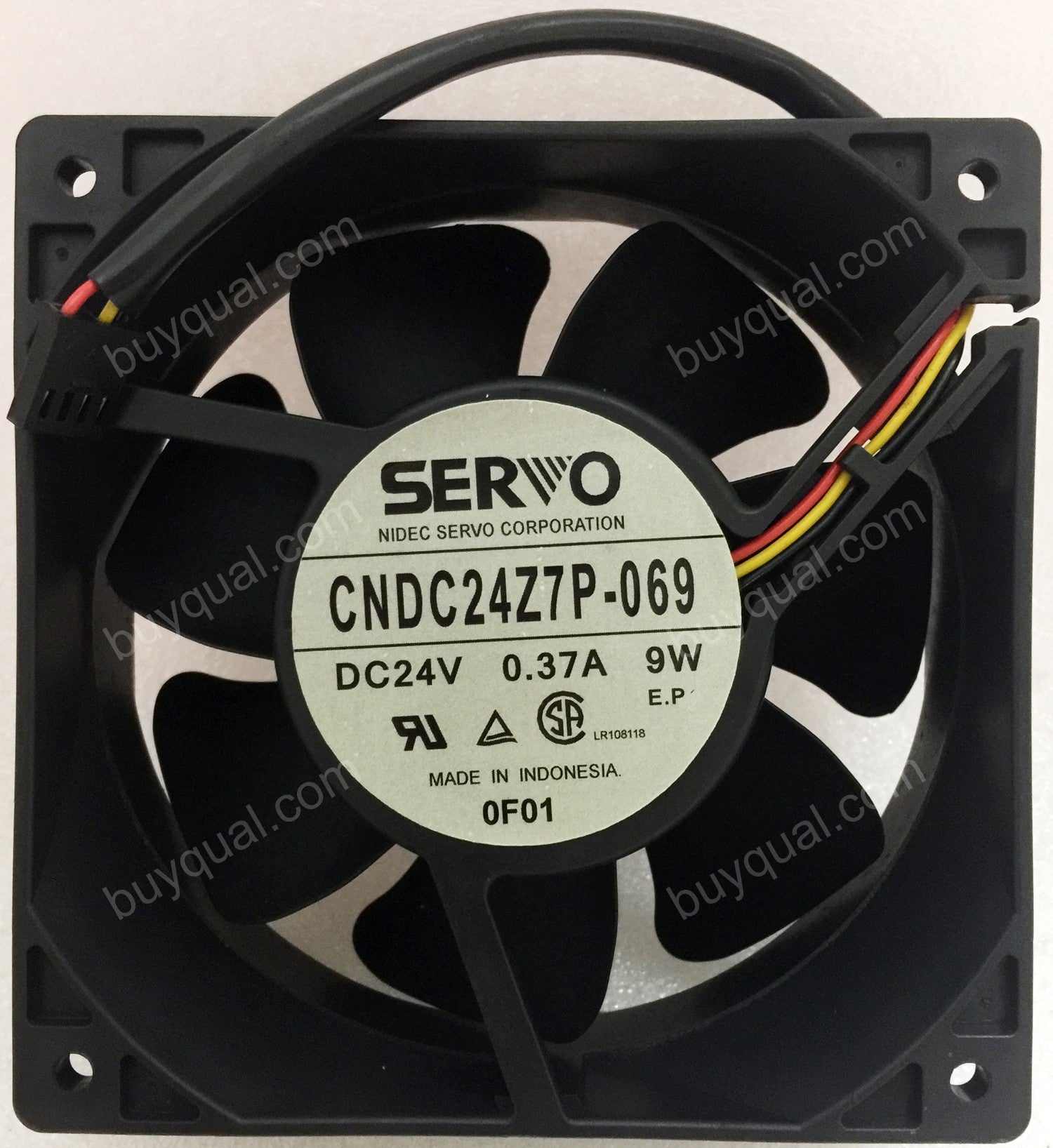 SERVO CNDC24Z7P-069 24V 0.37A 9W 3wires cooling fan -  Used