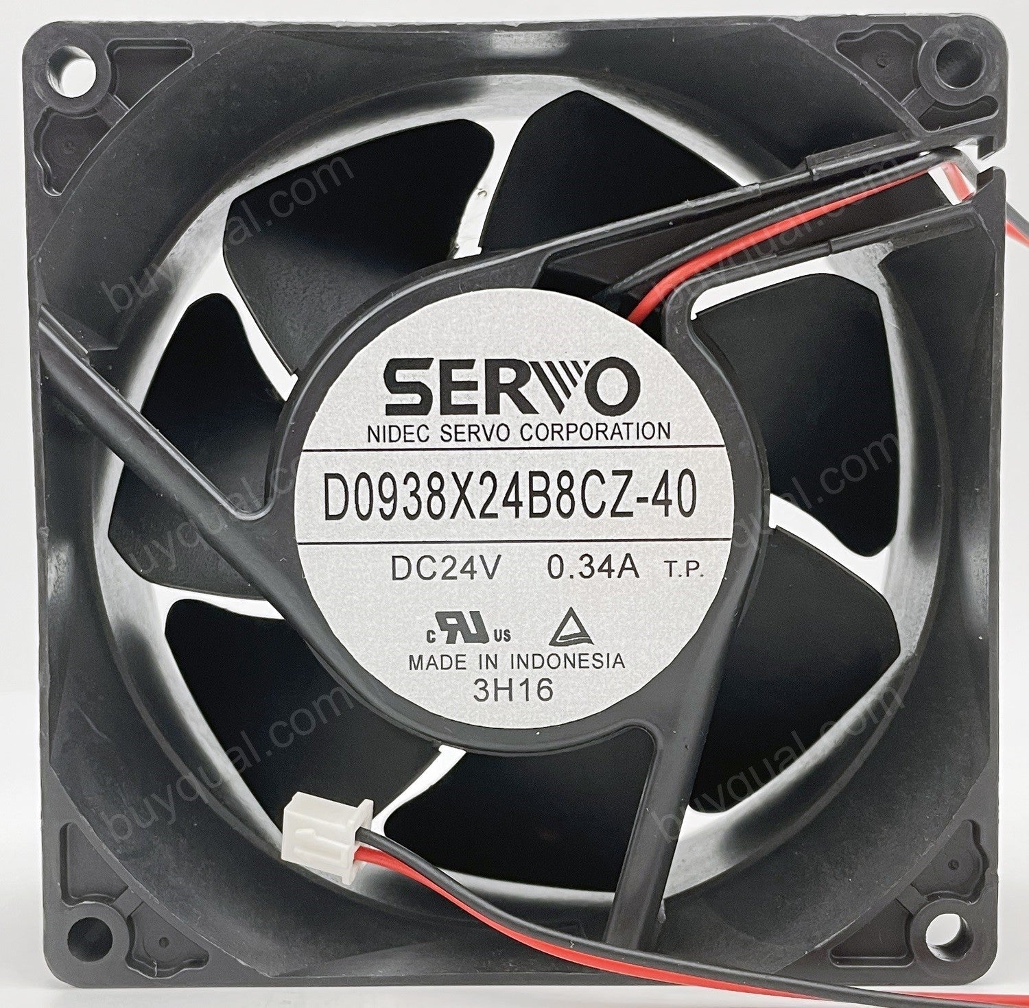 SERVO D0938X24B8CZ-40 24V 0.34A 2wires Cooling Fan
