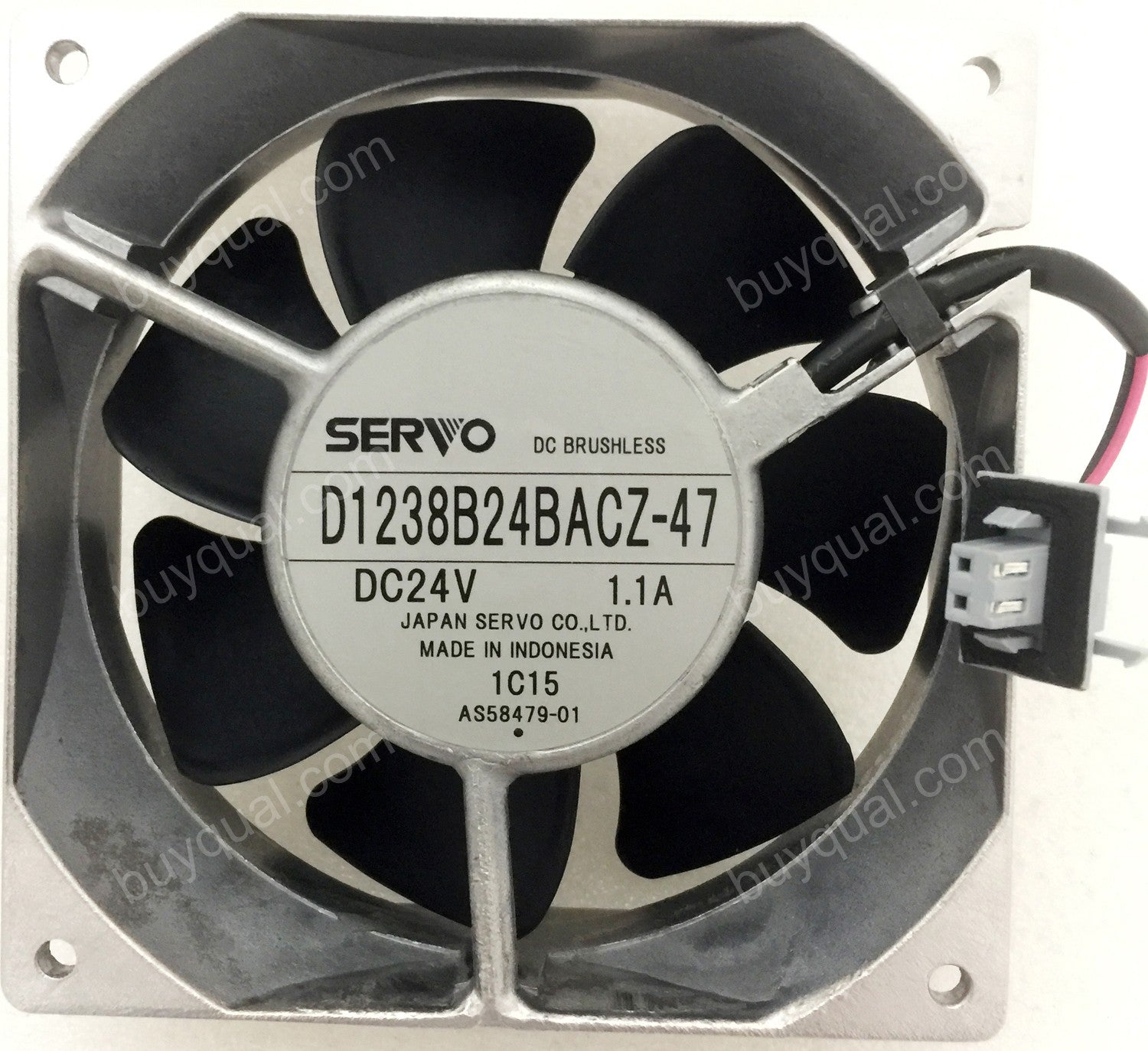 SERVO D1238B24BACZ-47 24V 1.1A 26.4W 2wires Cooling Fan