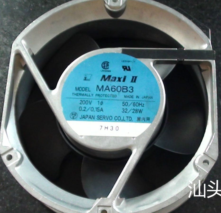 SERVO MA60B3 220V 0.2A 38W 2wires Cooling Fan