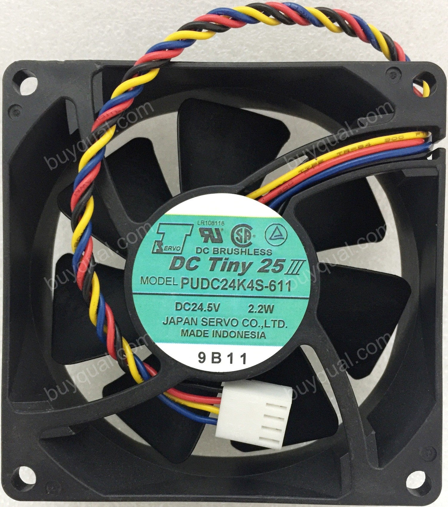 SERVO PUDC24K4S-611 24.5V 2.2W 4wires Cooling Fan