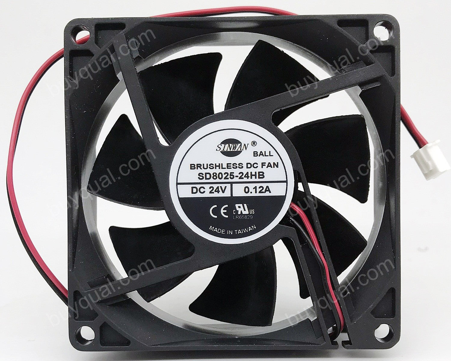SINWAN SD8025-24HB 24V 0.12A 2wires Cooling Fan