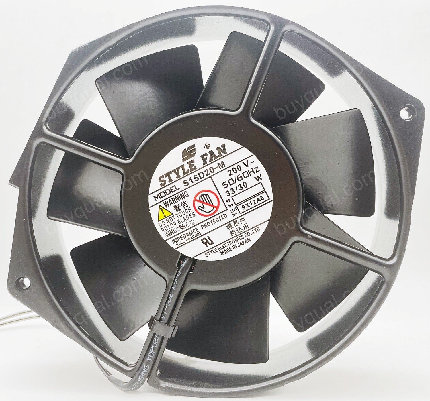STYLE S15D20-M S15D20-MK 200V 33/30W 2wires Cooling Fan