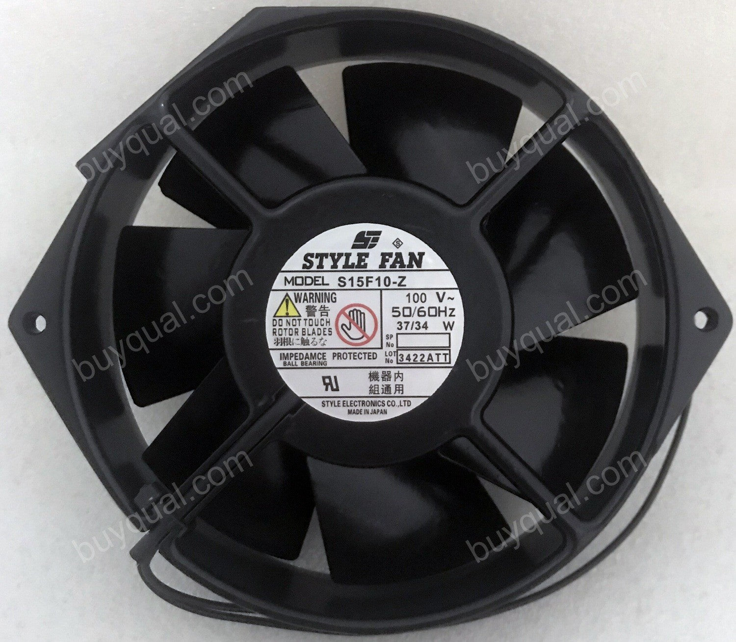 STYLE S15F10-Z 100V 37/34W Cooling Fan - New