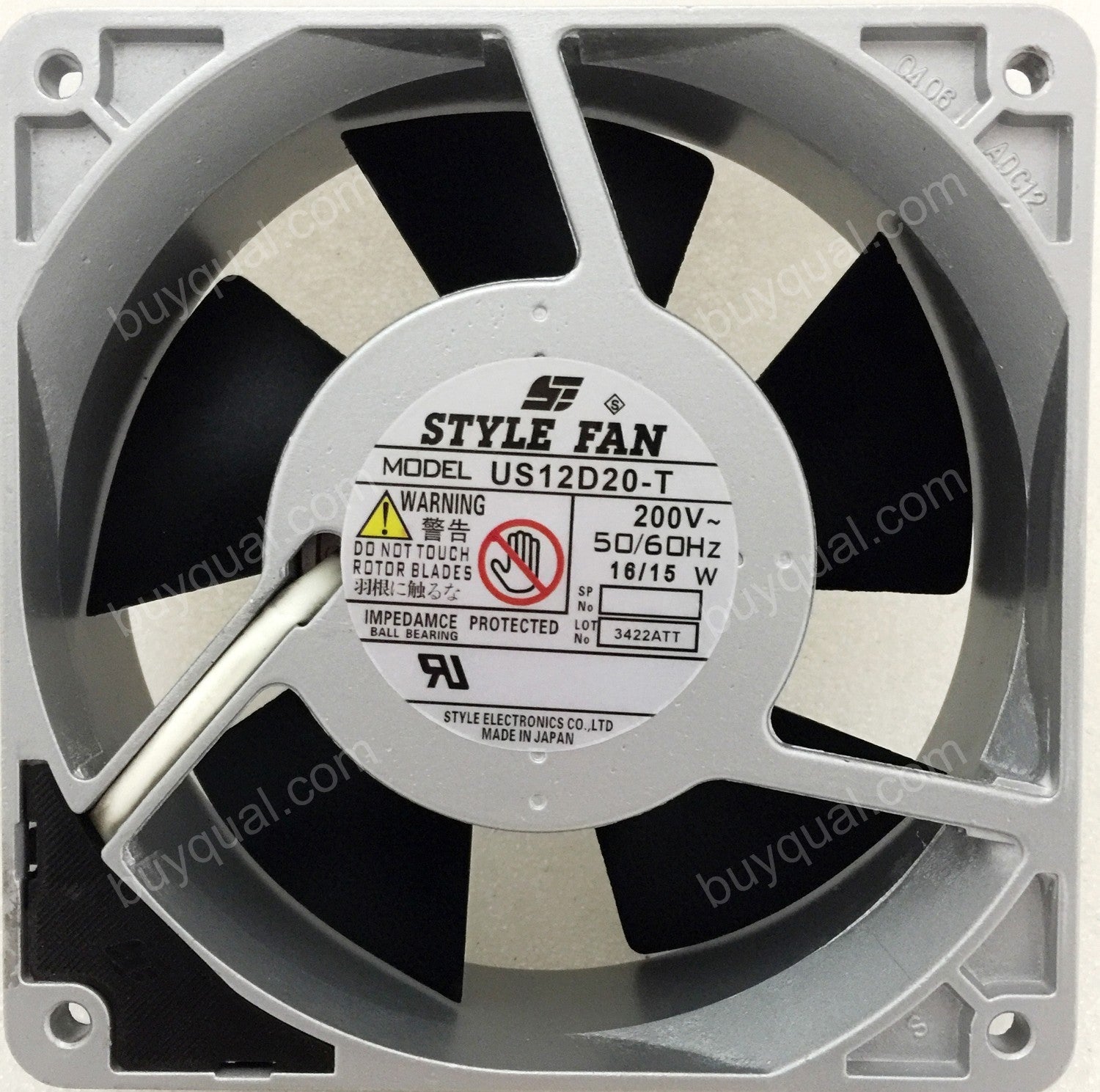 STYLE US12D20-T 200V 16/15W 2wires cooling fan