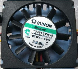 SUNON 124010VM-8 12V 0.9W 3wires cooling fan