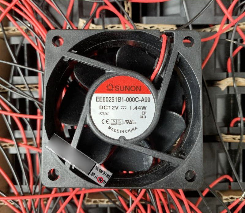 SUNON EE60251B1-000C-A99 12V 1.44W 2wires cooling fan