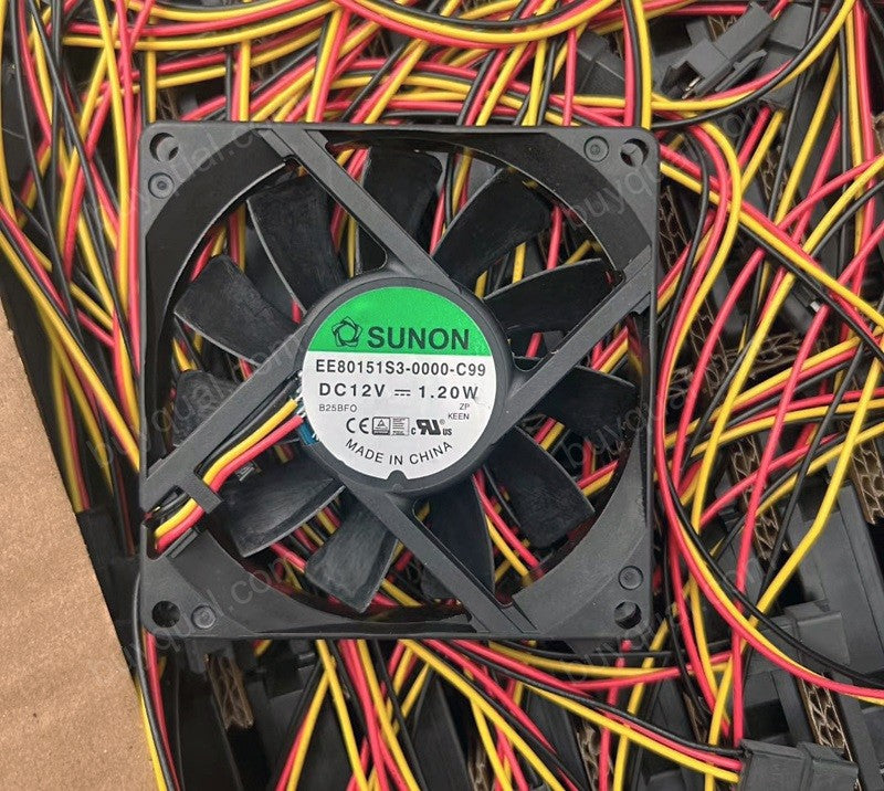 SUNON EE80151S3-0000-C99 12V 1.20W 3wires cooling fan