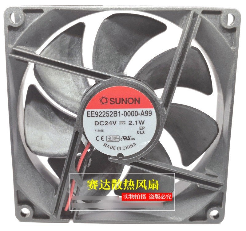 Sunon EE92252B1-0000-A99 24V 2.1W 2wires Cooling Fan