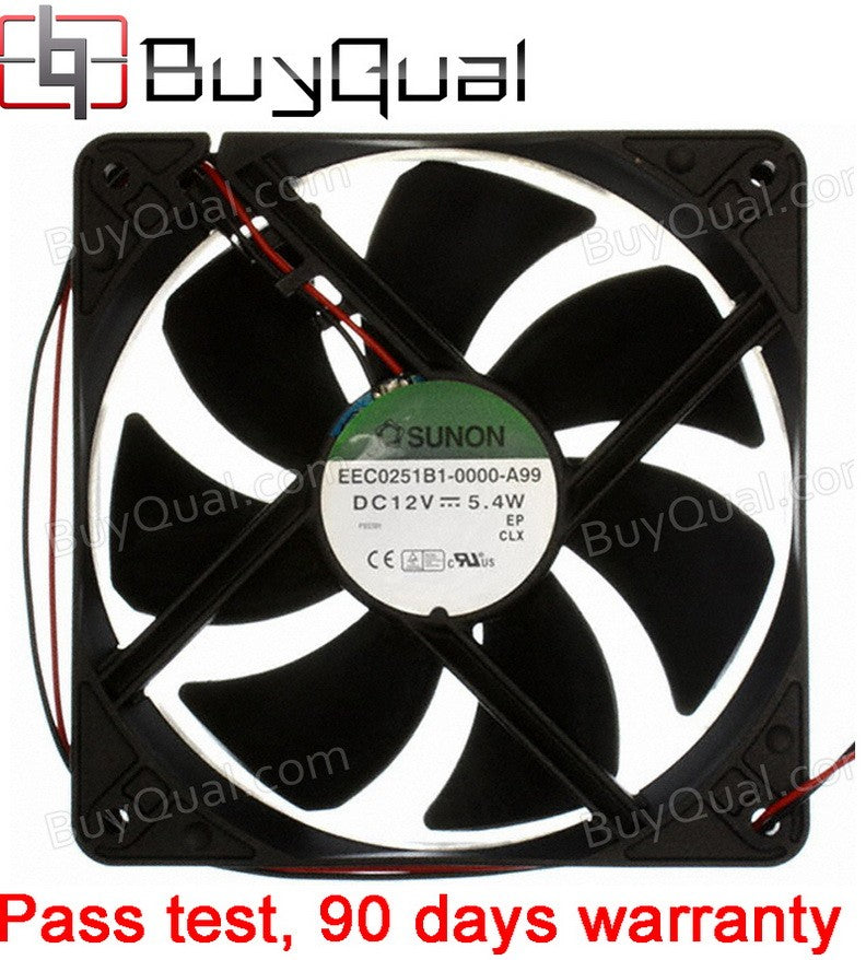 Sunon EEC0251B1-0000-A99 12V 5.4W 2wires Cooling Fan