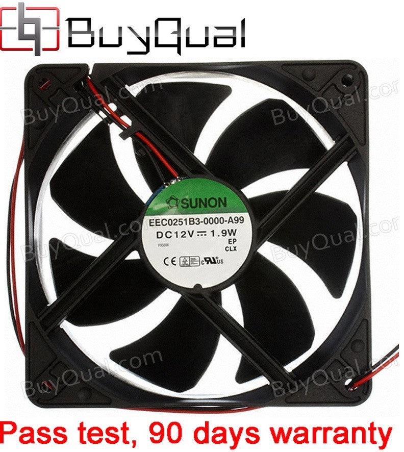 Sunon EEC0251B3-0000-A99 12V 161mA 1.9W 2wires Cooling Fan