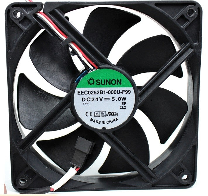 SUNON EEC0252B1-000U-F99 24V 5.0W 3wires Cooling Fan - New