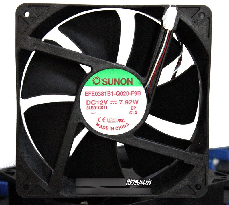 SUNON EFE0381B1-Q020-F9B 12V 0.66A 7.92W 4wires Cooling Fan