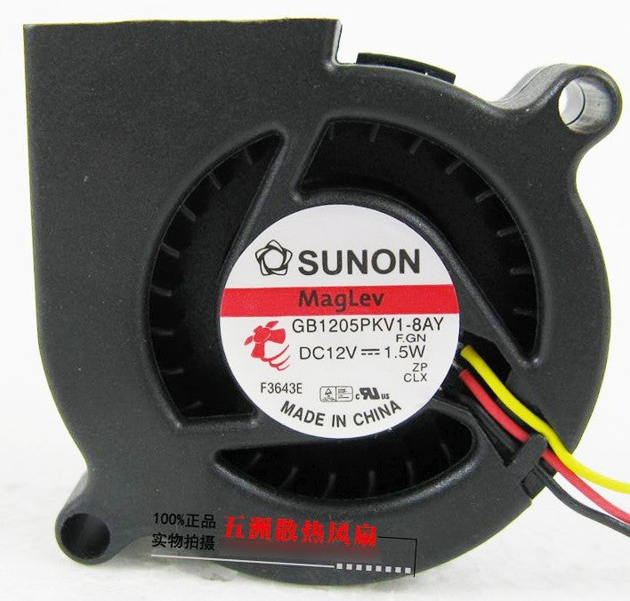 Sunon GB1205PKV1-8AY F.GN 12V 1.5W 3wires Cooling Fan