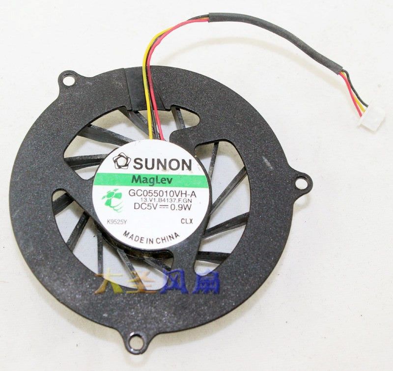 SUNON GC055010VH-A 5V 0.9W 3wires Cooling Fan