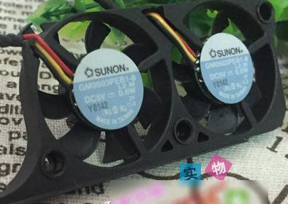 SUNON GM0503PEB1-8 5V 0.6W 3wires Cooling Fan