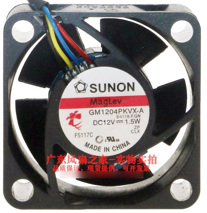 SUNON GM1204PKVX-A 12V 1.5W 4wires Cooling Fan