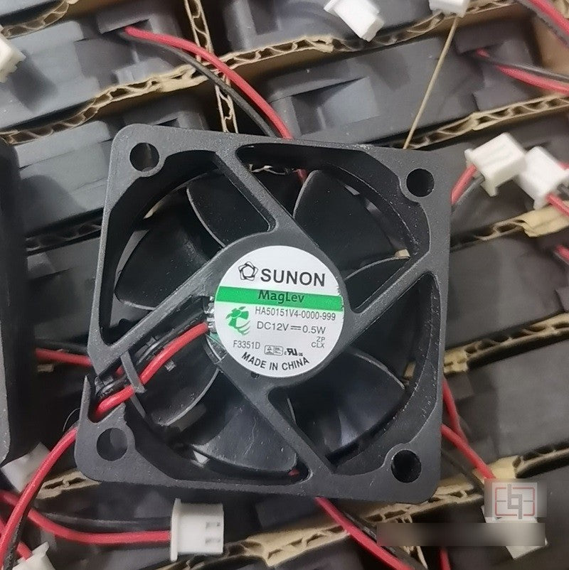 SUNON HA50151V4-0000-999 12V 0.5W 2wires cooling fan