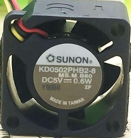 SUNON KD0502PHB2-8 5V 0.6W 3wires Cooling Fan