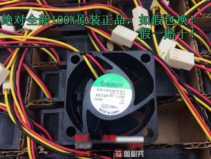 SUNON KD1204PKB1 F.GN AF.GN 12V 1.0W 3wires Cooling Fan