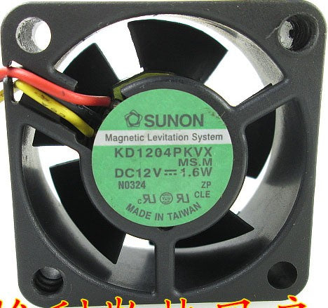 SUNON KD1204PKVX 12V 1.6W 3wires Cooling Fan