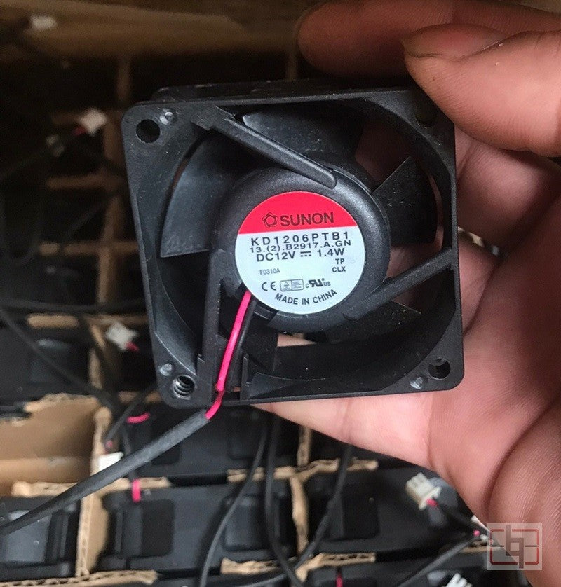 SUNON KD1206PTB1 12V 1.4W 1.8W 2W  2wires cooling fan