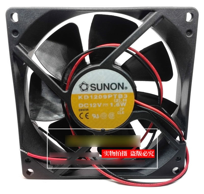 SUNON KD1209PTB3 KD1209PTB2 12V 1.6W 2wires Cooling Fan